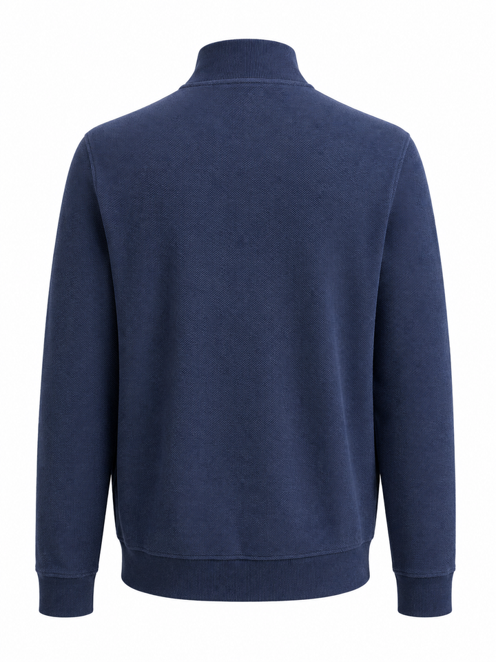 RLX Men's Full Zip Sweater (w/logo) - Blue - Medium - Skorzie