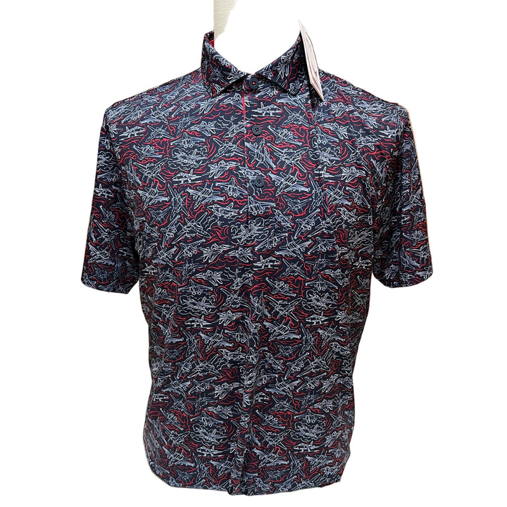 Puma Jet Lines Polo (w/ logo) - Navy - Skorzie