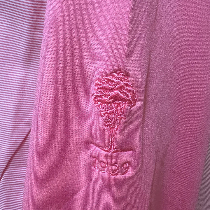 FootJoy 1/4 Zip Midlayer (w/ logo) - Coral Stripe - X-Large - Skorzie