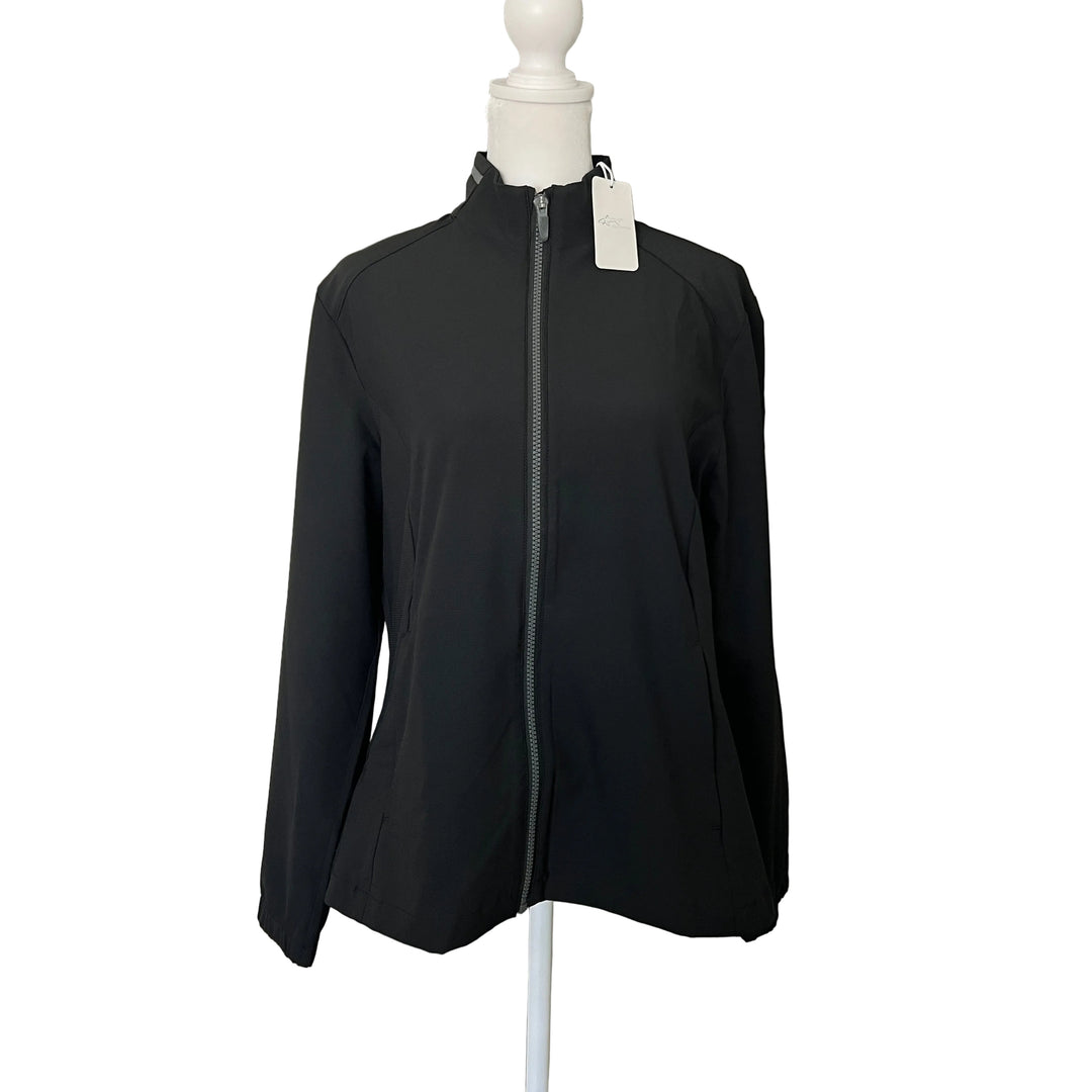 Greg Norman Scorecard Full-Zip Jacket - Black - Medium - Skorzie