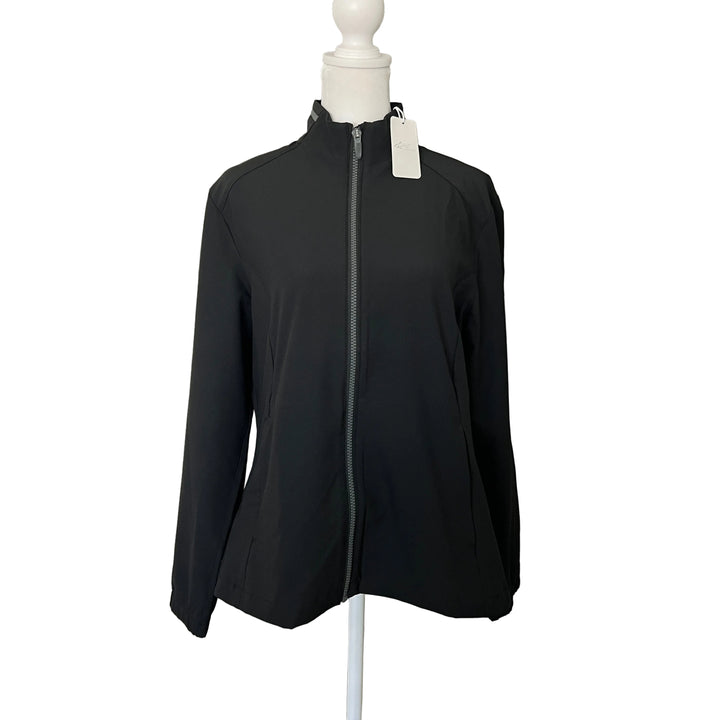 Greg Norman Scorecard Full-Zip Jacket - Black - Medium - Skorzie