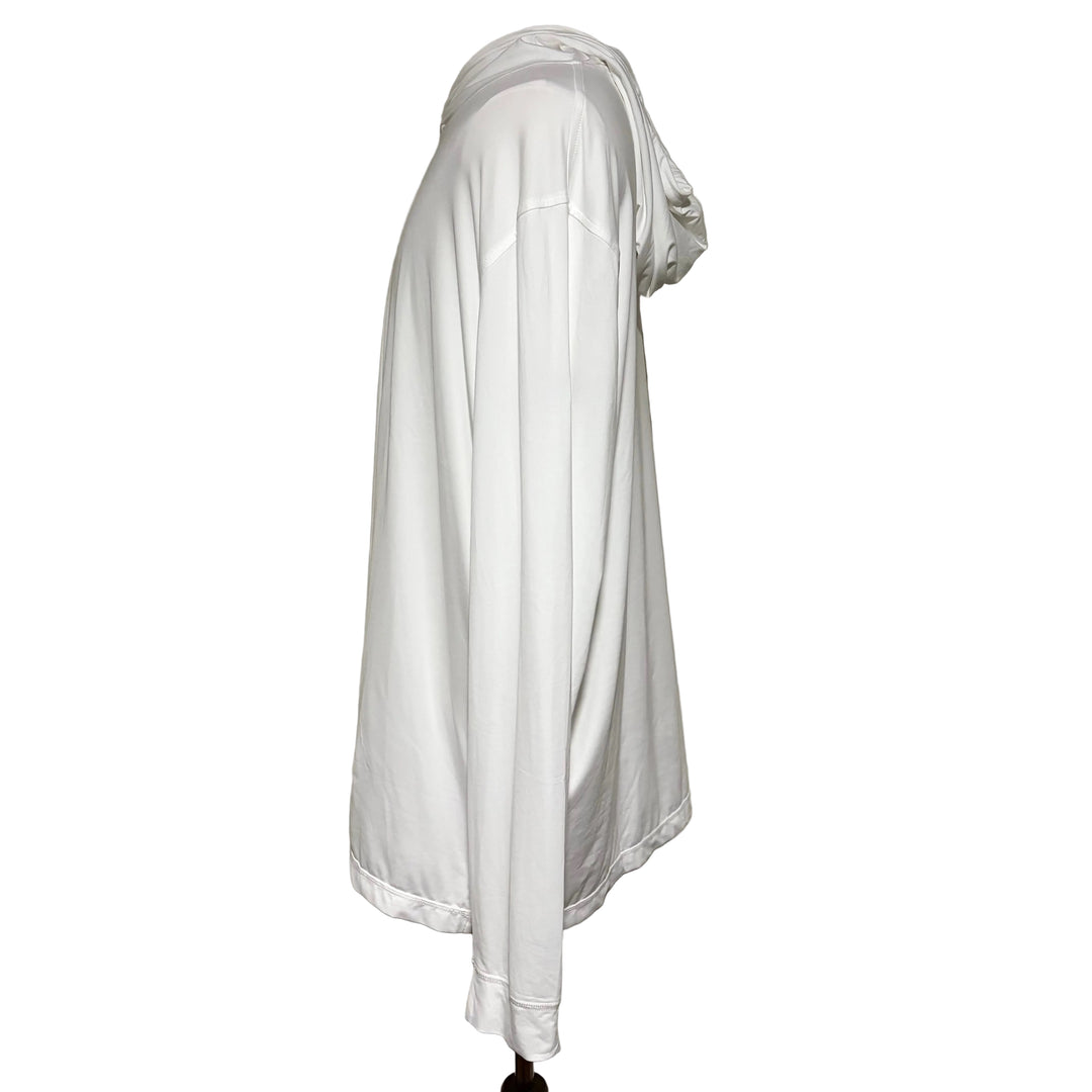 Johnnie-O Talon Featherweight Performance Hoodie - White - XX-Large - Skorzie