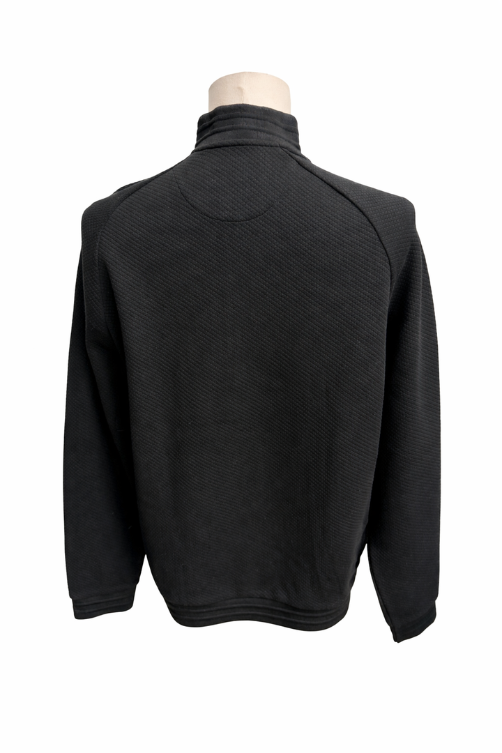 Penguin Black Quarter Zip Pullover - Medium - Skorzie