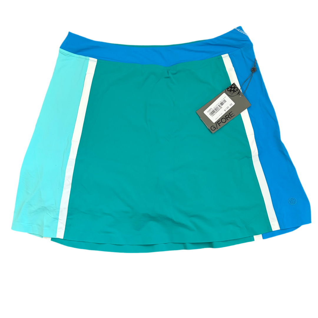 G/FORE Colorblock Silky Tech A-Line Skort 16.5" - Catalina - Skorzie