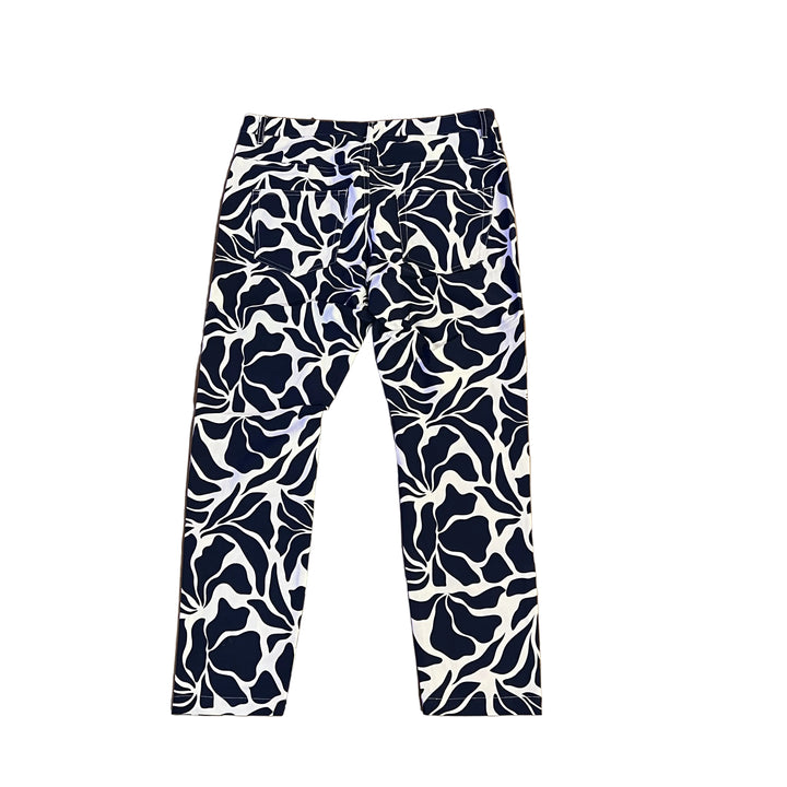 MDC Matisse Crop 5-Pocket Pant (25") - Navy/White