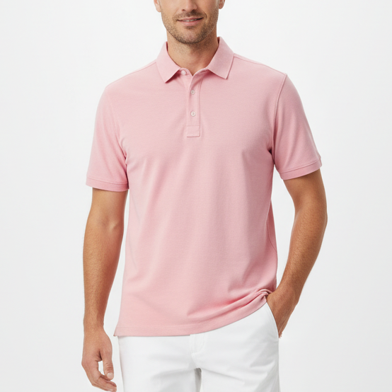Straight Down Men's Golf Polo Dodge Punch Size L
