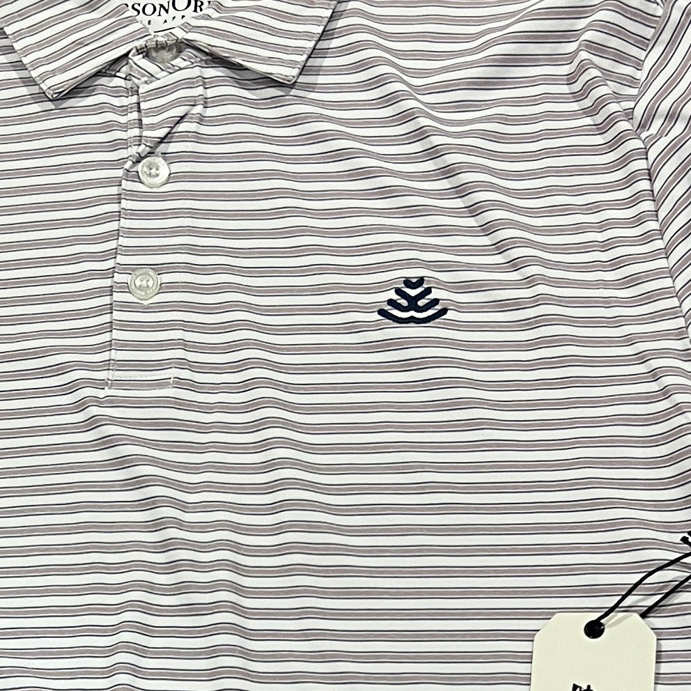 Anderson Ord Men's Golf Polo Brooks (w/logo) Eilish/Bluefin Size S