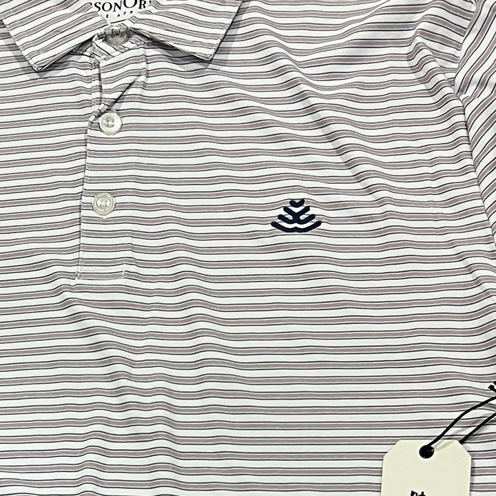 Anderson Ord Men's Golf Polo Brooks (w/logo) Eilish/Bluefin Size S