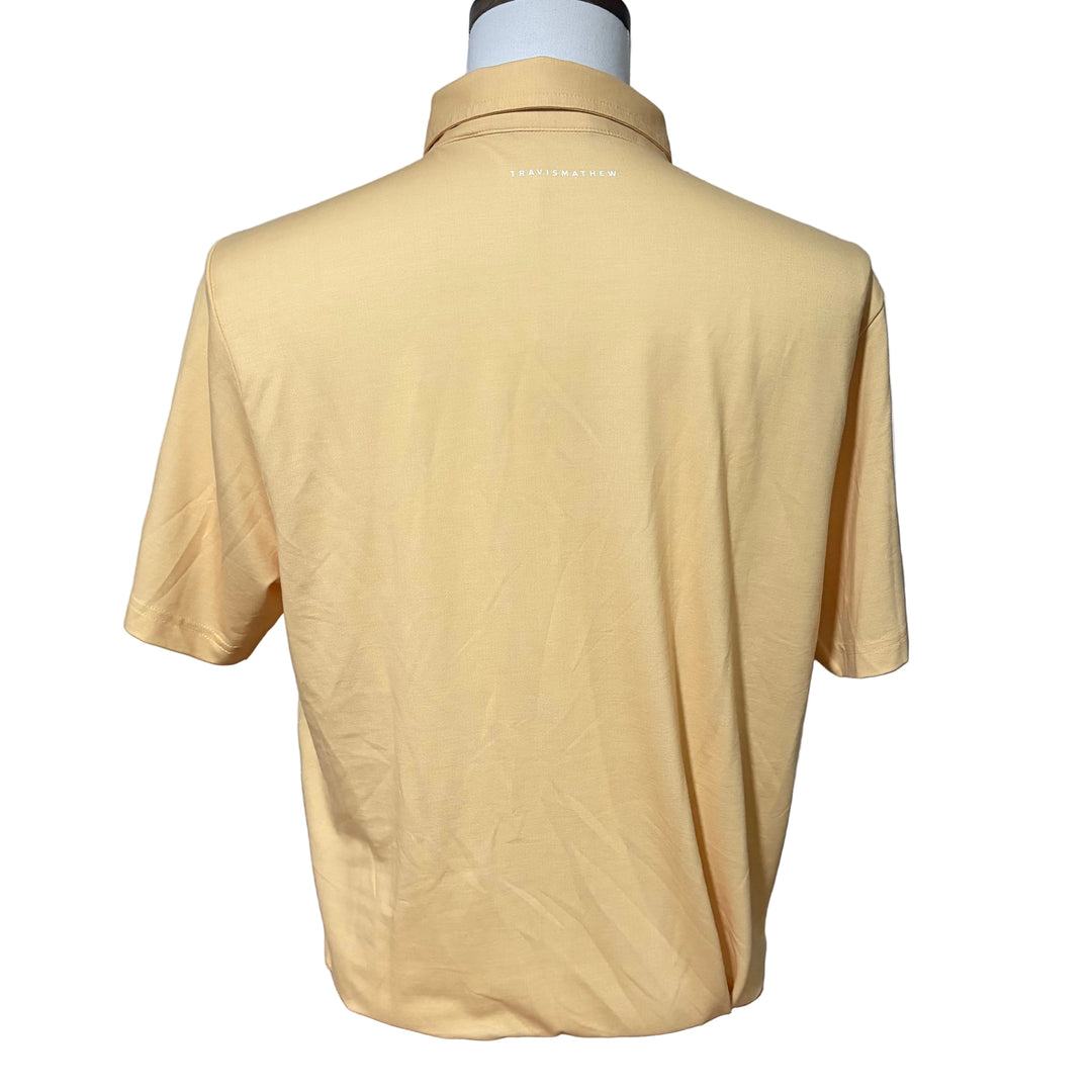 Travis Mathew Featherweight Vista Polo (w/logo) - Rattan (FINAL SALE ITEM) - Skorzie