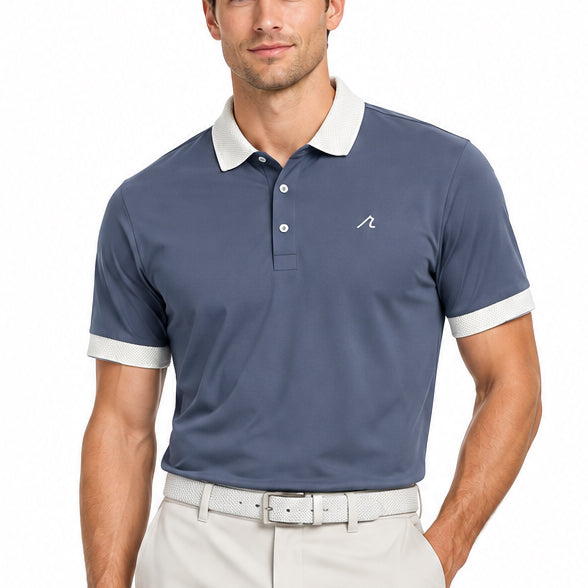 Redvanly Men's Golf Polo Balfour Blue Horizon Size M