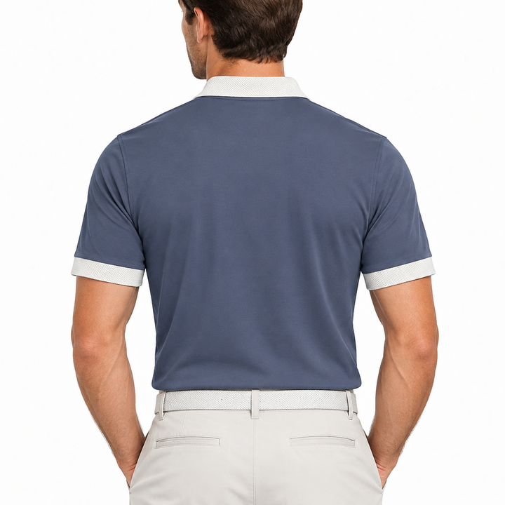 Redvanly Men's Golf Polo Balfour Blue Horizon Size M
