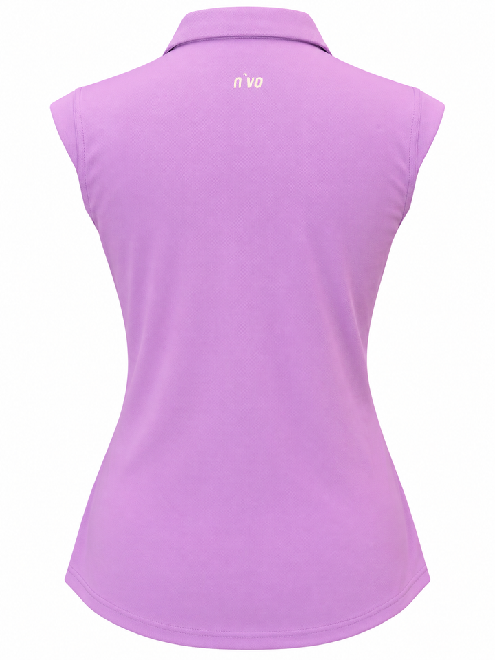 Nivo Sport Sleeveless Nikki Golf Polo - Lilac