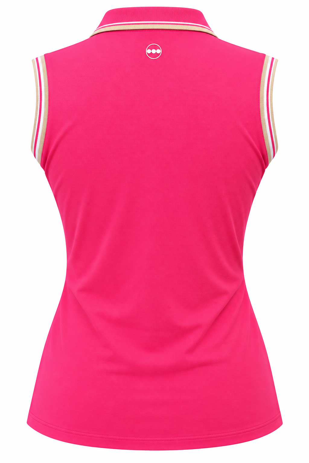 Swing Control Sleeveless Keyhole Neck Golf Top - Blossom Pink