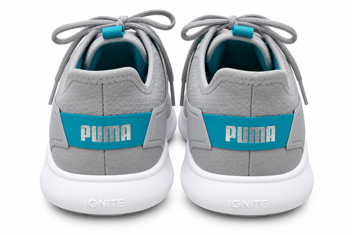 Puma Ladies Ignite Fasten8 Golf Shoes - Size 11 - Silver/Blue