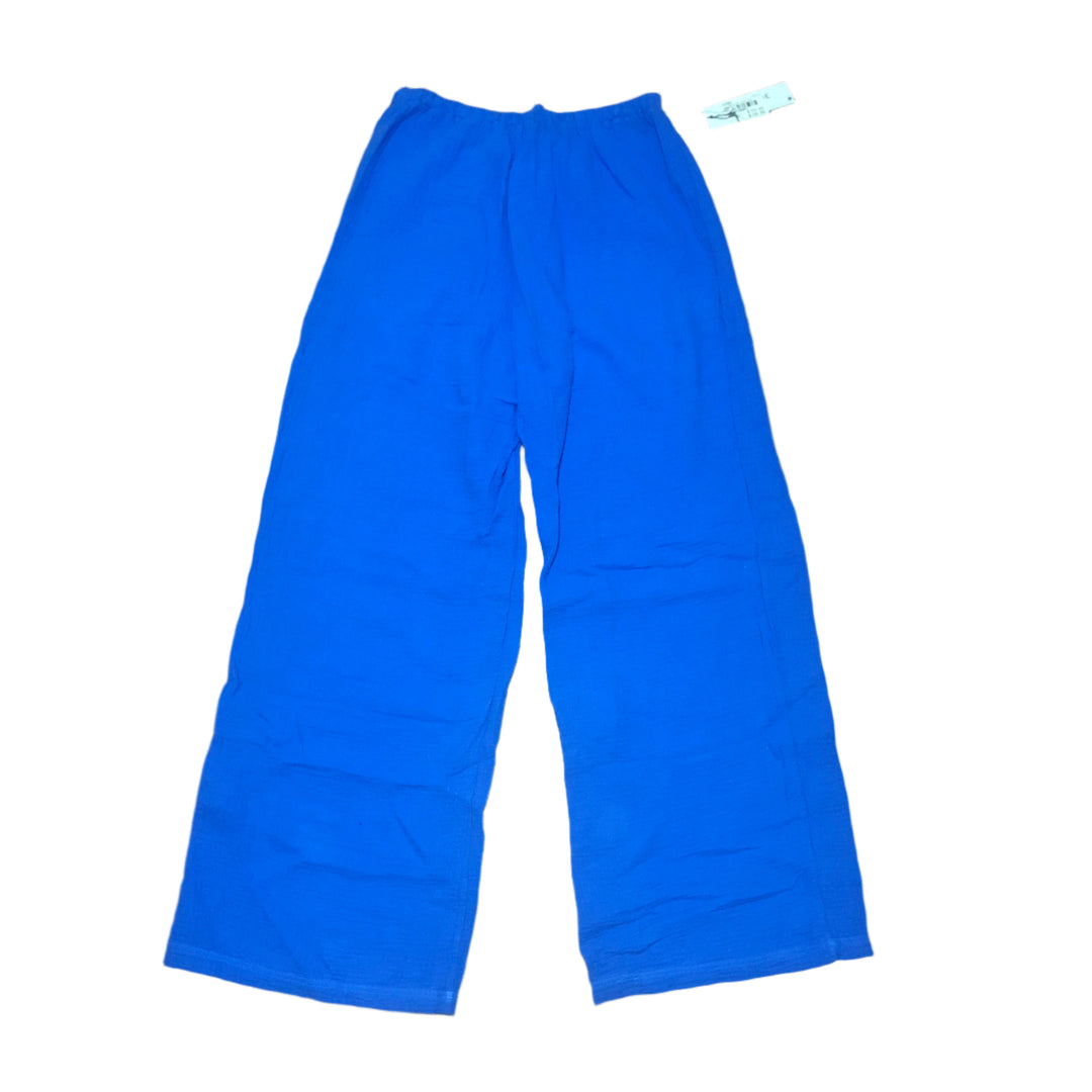 Stateside Wide Leg Gauze Pants - Blue - Skorzie