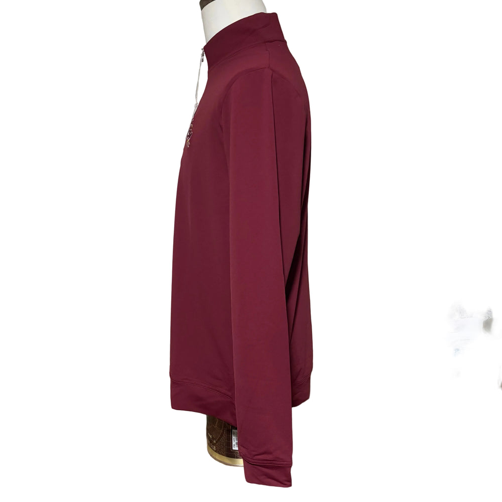 Johnnie-O Motion ASU Performance 1/4 Zip - Maroon - Medium - Skorzie