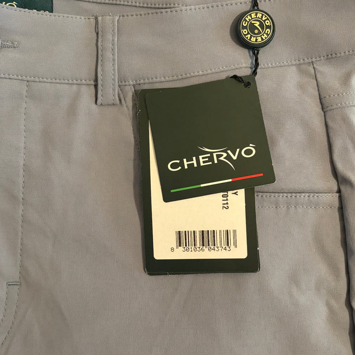 Chervo Men's Golf Pants Sunday 34" Grey Size 34