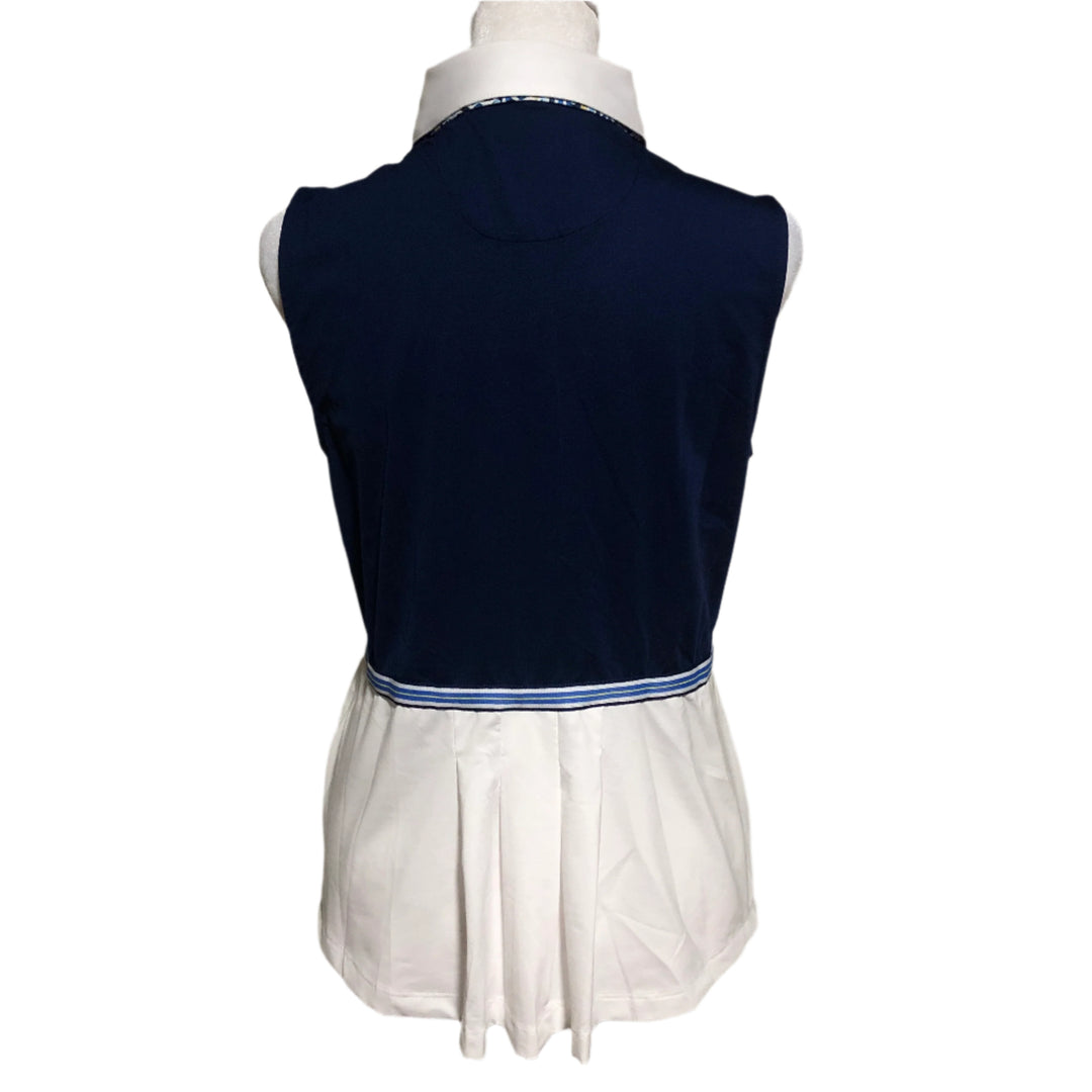 Greg Norman Princeton Sleeveless Polo - White - Medium - Skorzie