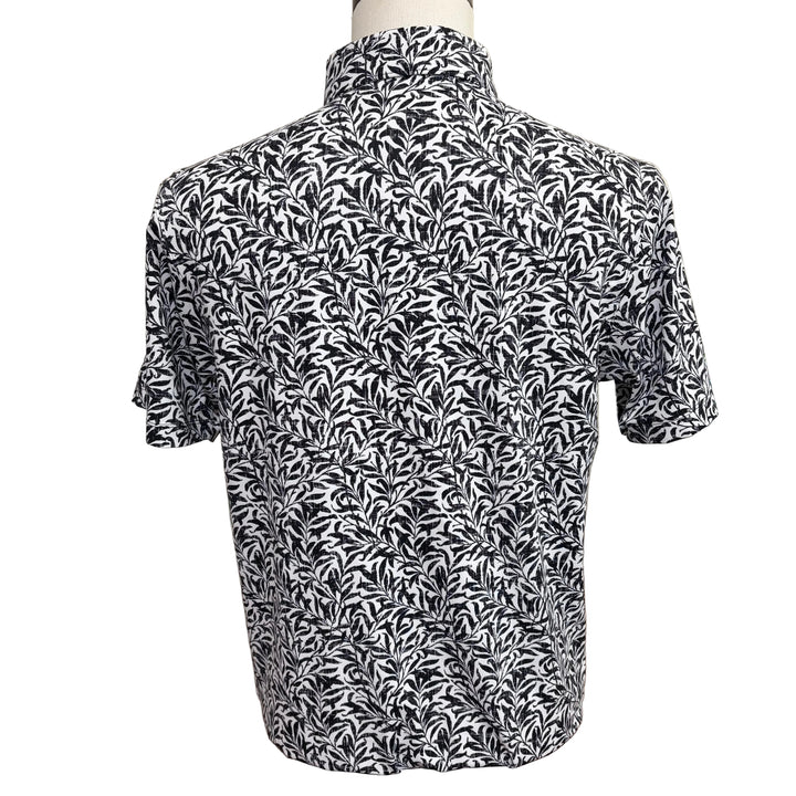 Haus of Grey Riv Fade Polo (w/logo) - Black/White - Small - Skorzie