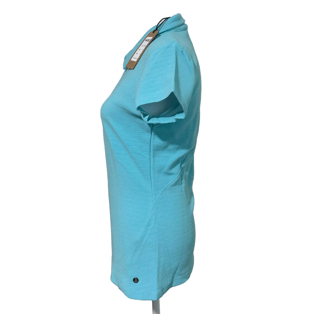 MDC Rib Jersey Golf S/S Polo - Sea - Skorzie