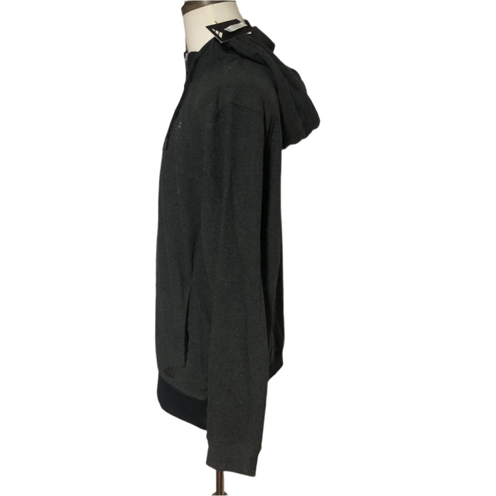 Adidas Go To Hoodie (w/ logo) - Grey/Black - X-Large - Skorzie