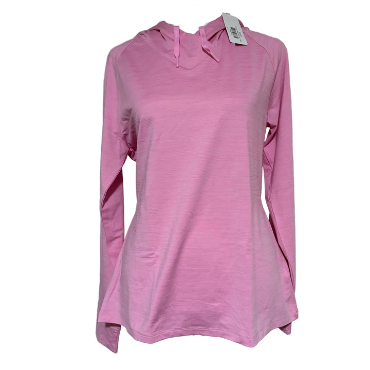 Greg Norman Momentum Golf Hoodie - Pink Dream Heather - Medium - Skorzie