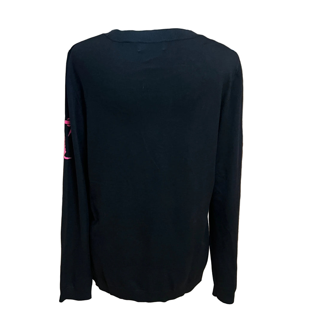 Golftini Martini Crewneck Sweater (w/logo) - Black - Skorzie