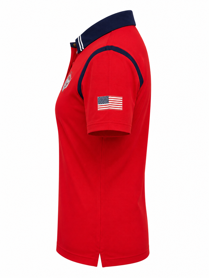 Dunning Solheim Cup Ventilated Mesh Polo - Glory