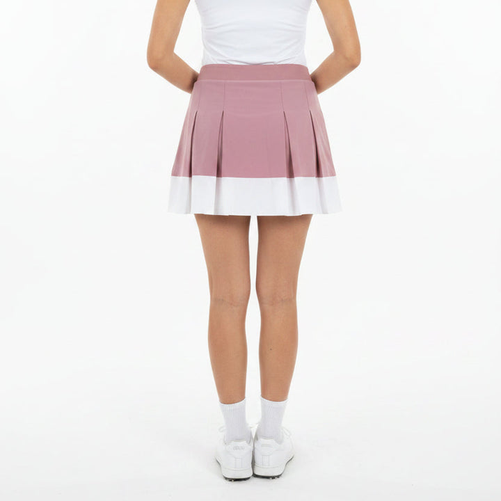 Varley Chase HR Short (14.5") - Mauve/White - Large - Skorzie