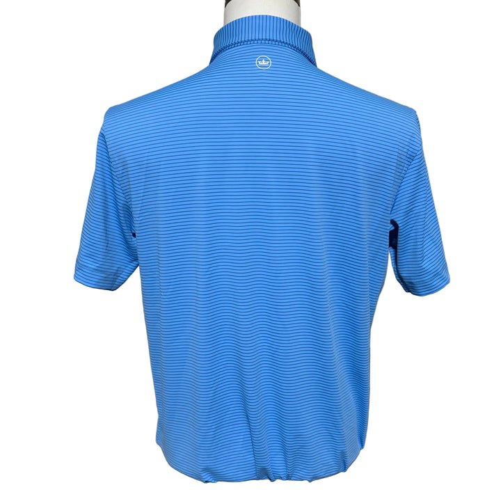Peter Millar Ballad Performance Jersey Polo (w/logo) - Blue Topaz - Skorzie