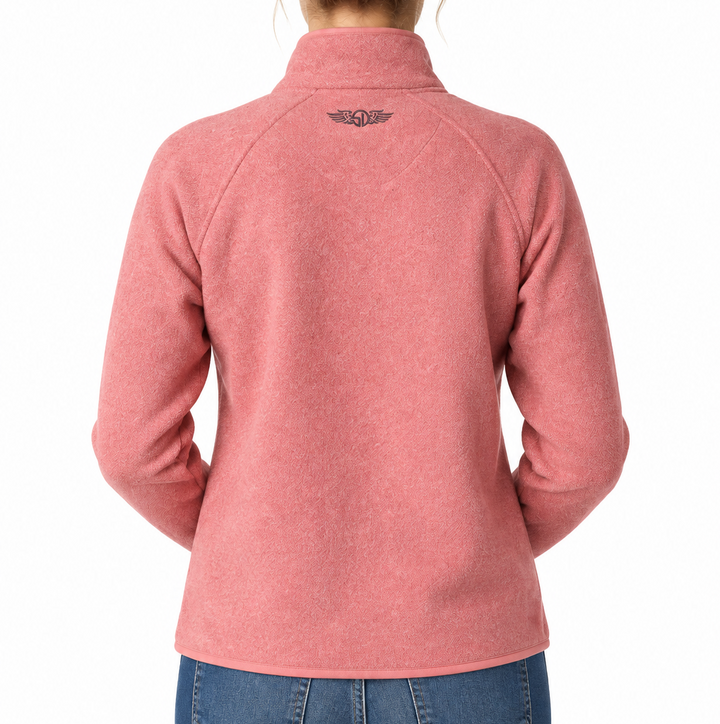 Straight Down Women's Quarter Zip Cerro Cedar Size M