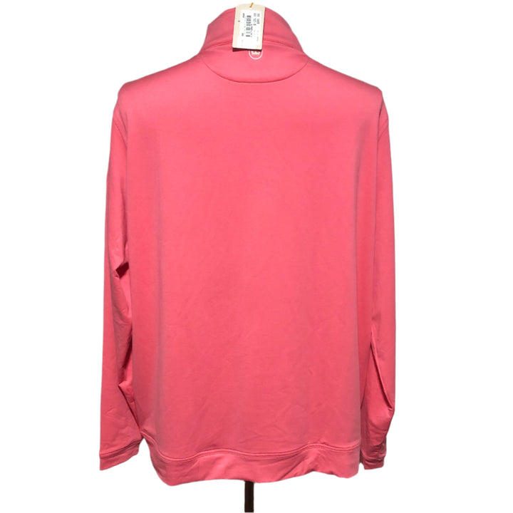 Peter Millar Perth 1/4 Zip (w/ logo) - Coral - X-Large - Skorzie
