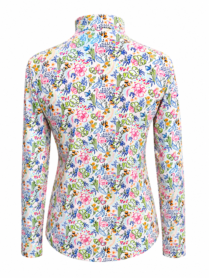 SanSoleil SolCool Print Mock -  Biscayne - Medium