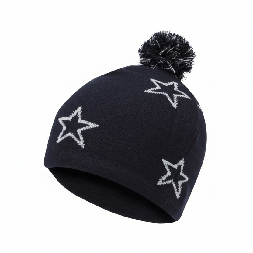 Lohla Sport Women's Beanie The Star Navy One Size FINAL SALE ITEM