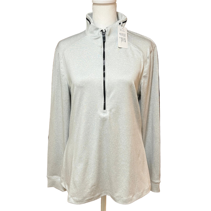 Greg Norman Leaderboard Half-Zip - Shark Grey Heather - Medium - Skorzie