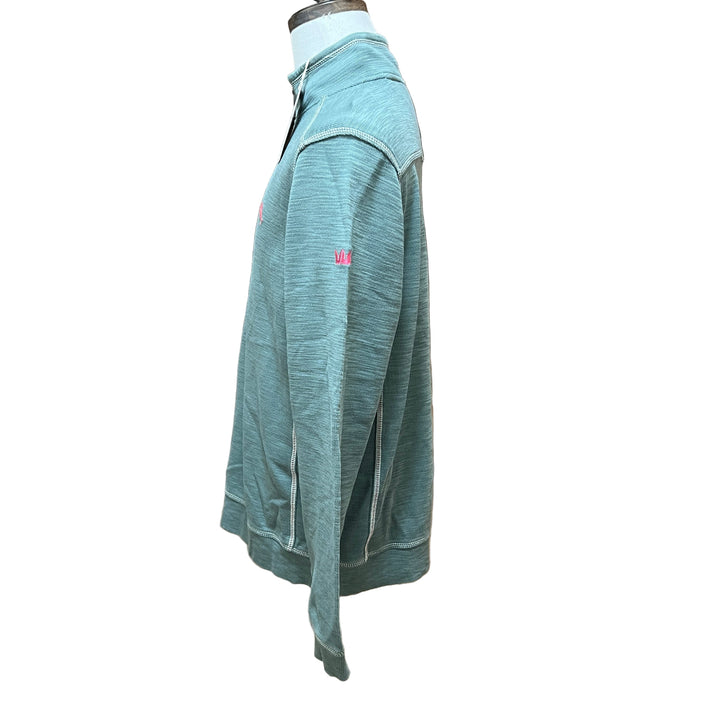 Tommy Bahama Tobago Bay 1/2 Zip (w/ logo) - Trout - Medium - Skorzie
