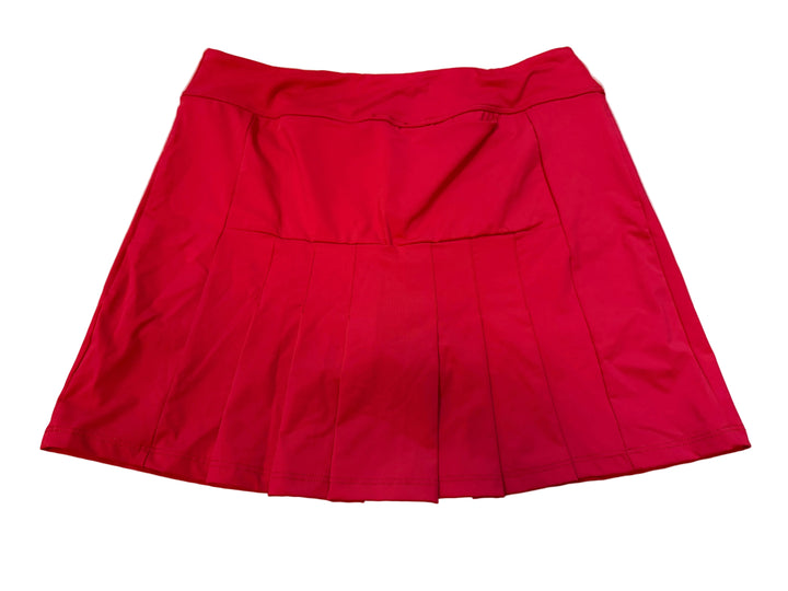 Amy Sport Womens Marisa Pleated Skort (16') - Red