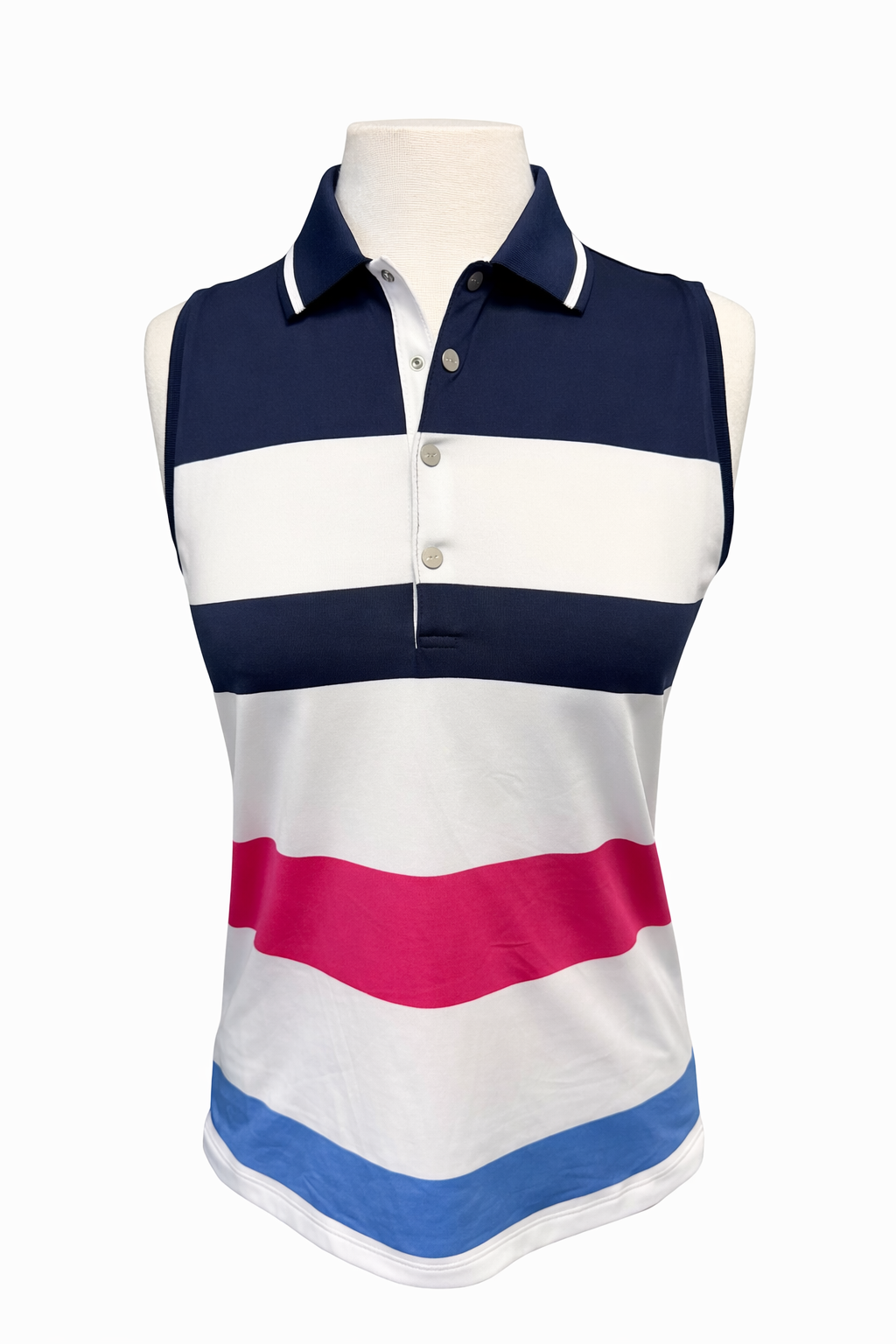 RLX By Ralph Lauren Striped Sleeveless Top - Skorzie