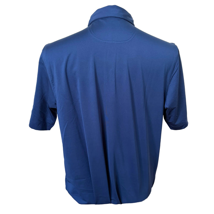Bobby Jones Performance Engineered Stripe Polo (w/ logo) - Summer Navy - Skorzie
