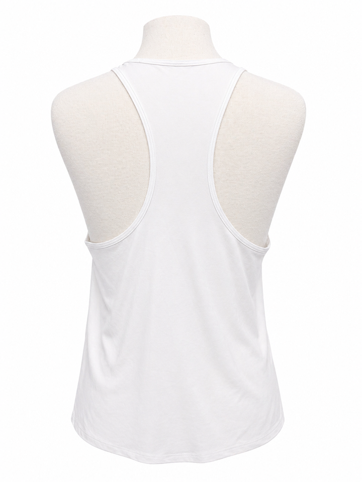 Lululemon Side Pleats Tennis Tank -  White - Skorzie