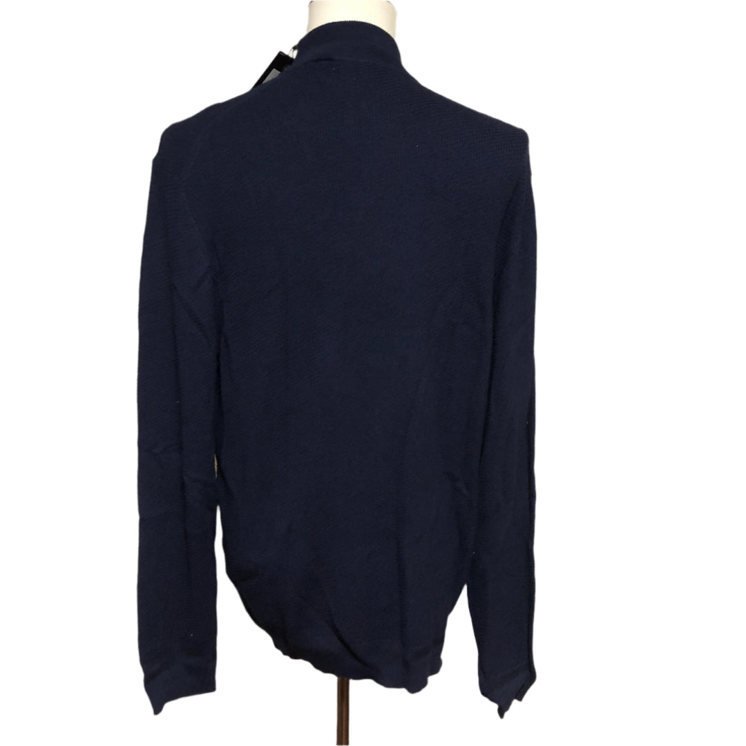 Dunning Golf Men's 1/4 Zip Sweater - Night Sky - Large - Skorzie