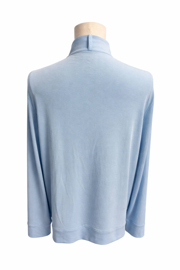 G/FORE Men's Soft Touch Jersey Quarter Zip Pullover - Baja - Medium - Skorzie