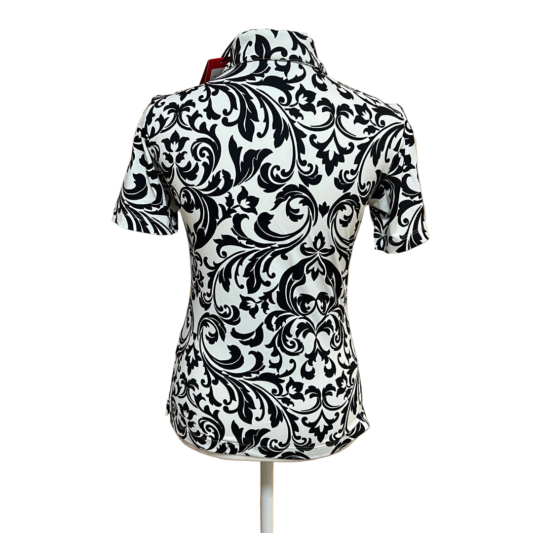 Brendratti Riva Short Sleeve Polo - Meryl Print - Skorzie