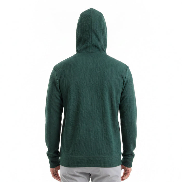 G/FORE Men's Golf Hoodie Pebble Quilted Pine Size M