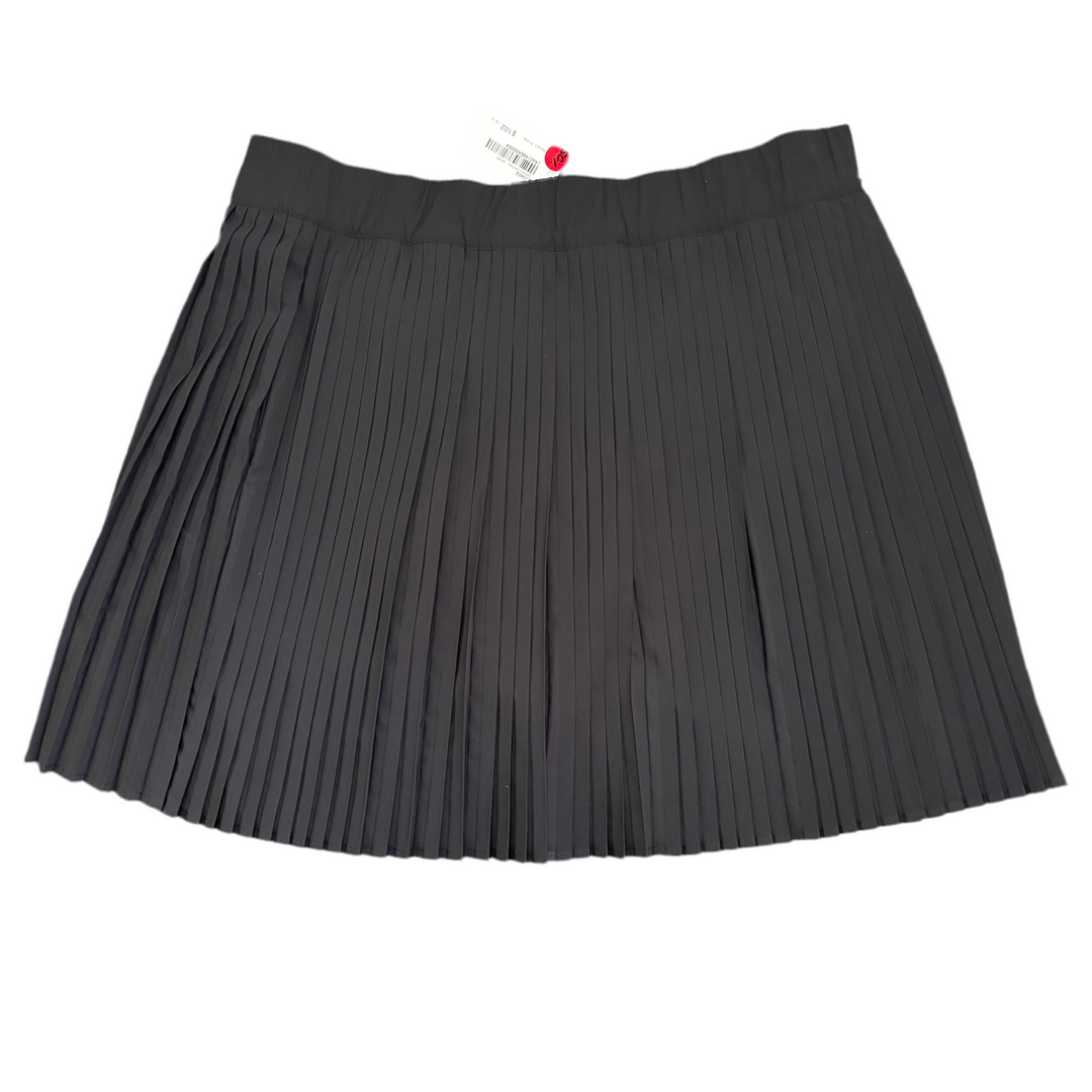 Swing Control Cloud Pleated Skort 18" - Black - Large - Skorzie