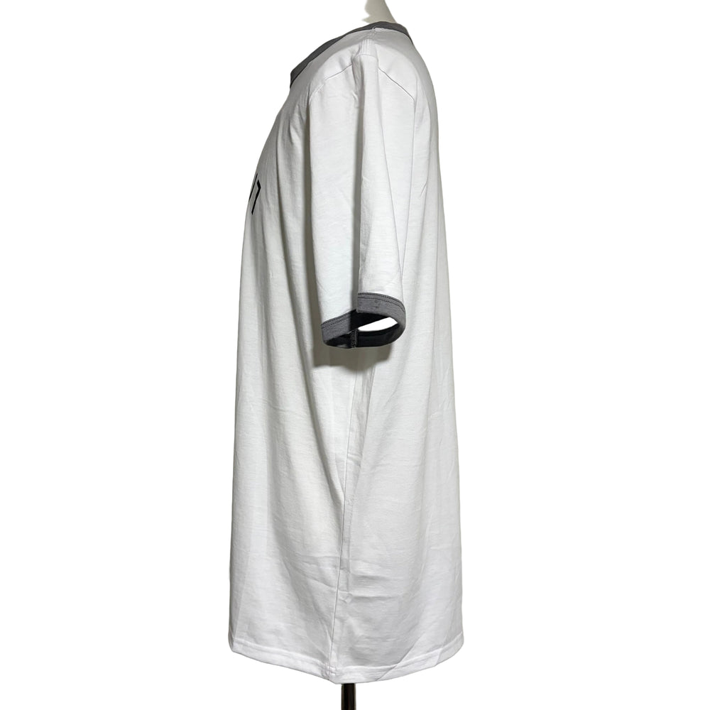 Black Clover Ringer Tee - White - Large (FINAL SALE ITEM) - Skorzie