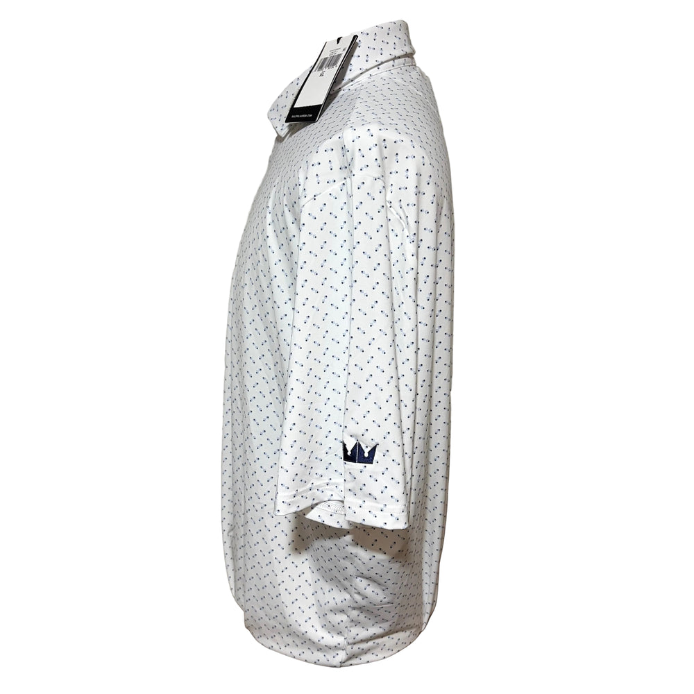 RLX Ralph Lauren Men's Knit Polo (w/logo) - White - X-Large - Skorzie