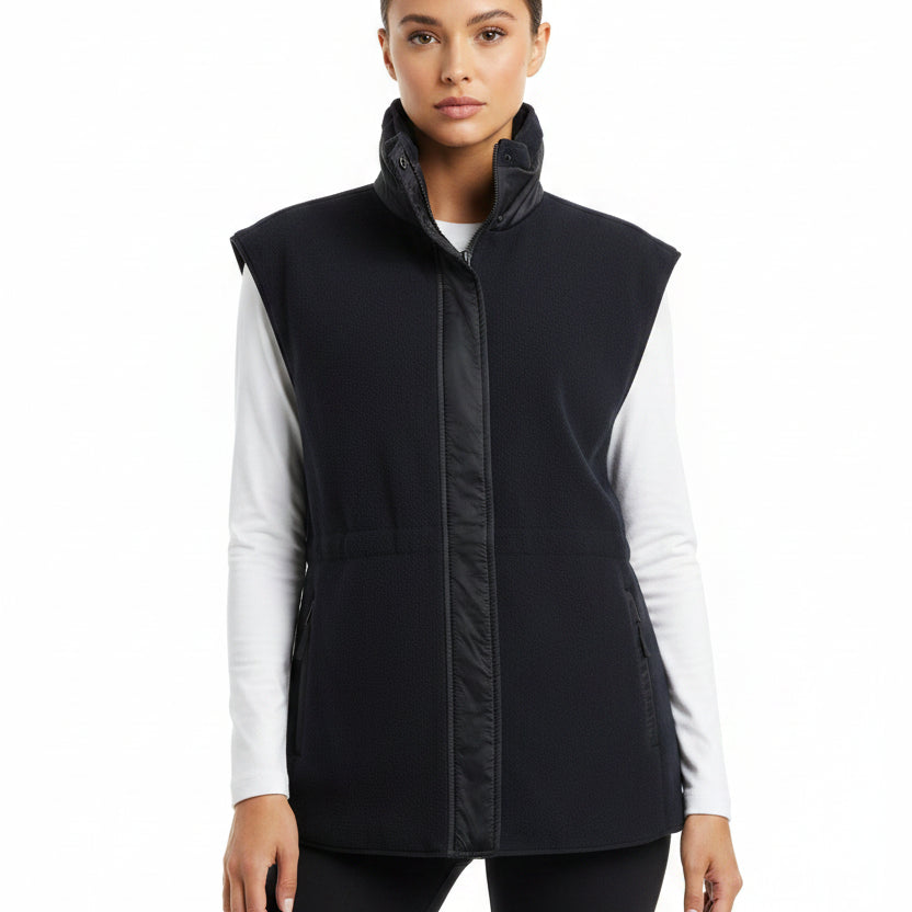 G/FORE Women's Vest Reversible Cinched Onyx Size S