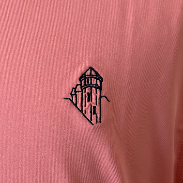 Bobby Jones Performance Jersey Solid Polo (w/ logo) - Strawberry Ice - Skorzie
