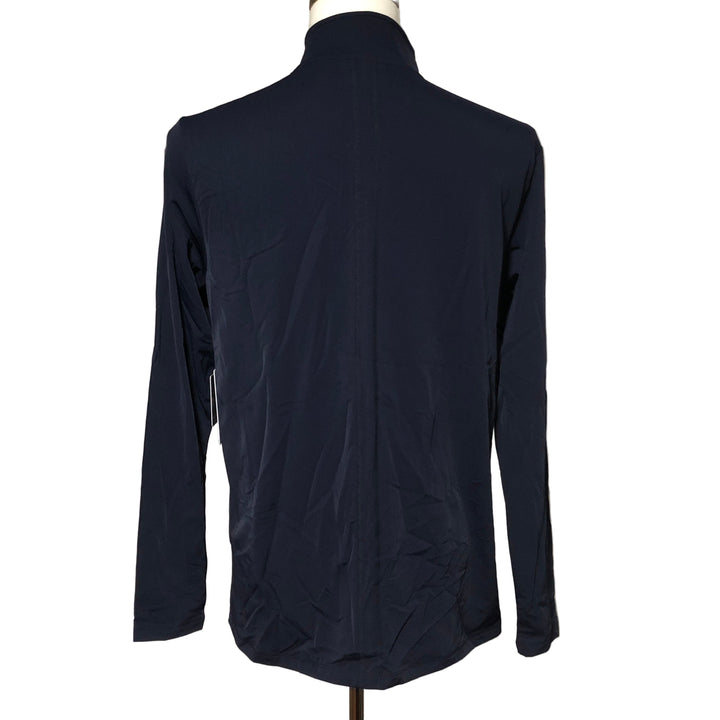 J. Pritchard Regatta 1/4 Zip (w/ logo) - Navy - Skorzie